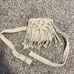 Free people Macramé Belt Bag